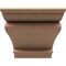 Ekena Millwork 4"W x 8"D x 4"H Wide Mayflower Rough Cedar Woodgrain TimberThane Corbel, Primed Tan CORUR04X08X04MAYRCPR - alternate 5